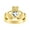 Aquamarine, variant on Rings 14K Yellow Gold Claddah Love, Loyalty & Friendship Heart 6MM Gem Irish Wedding Band Claddagh Rings July Ruby Jewelry Size 8