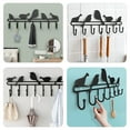 thumbnail image 3 of Metal Wall Mounted Coat Rack Heavy Duty 7-Hook Coat Rack Hat Holder Key Hanger for Home, 3 of 6