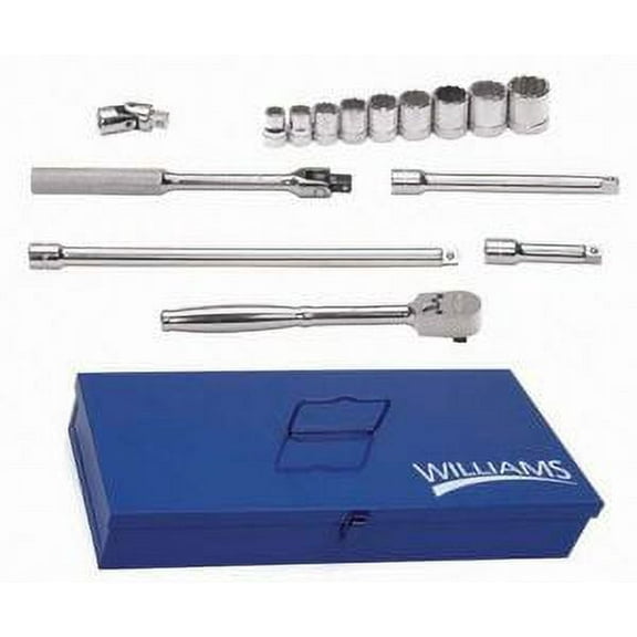 Williams WSB-15F 15-Piece 3/8-Inch Drive Socket and Drive Tool Set