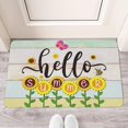 thumbnail image 2 of Hello Sunshine Door Mat 30 X 17 Inch Summer Sunflower Butterfly Door Mat Indoor Outdoor Entrance Floor Mat Non Slip Summer Decor Rubber Welcome Mats, 2 of 6
