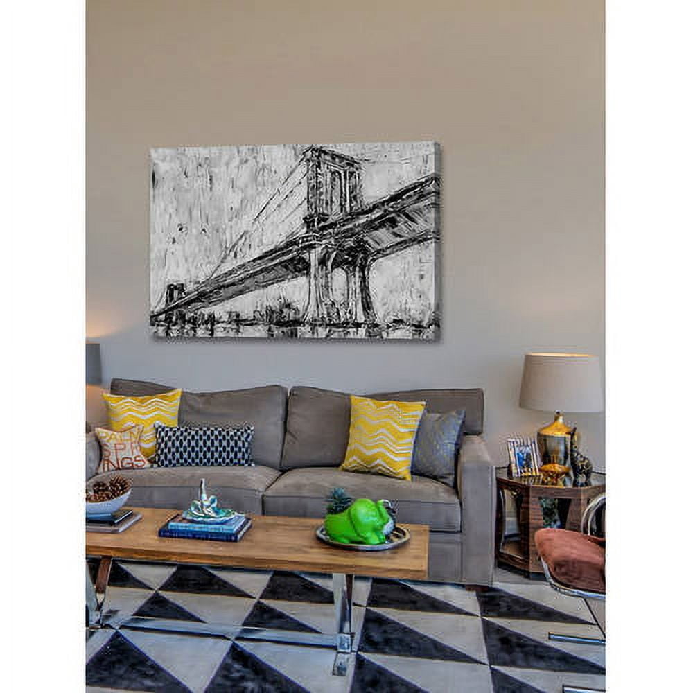 Marmont Hill "Suspension Bridge I" Painting Print on Wrapped Canvas