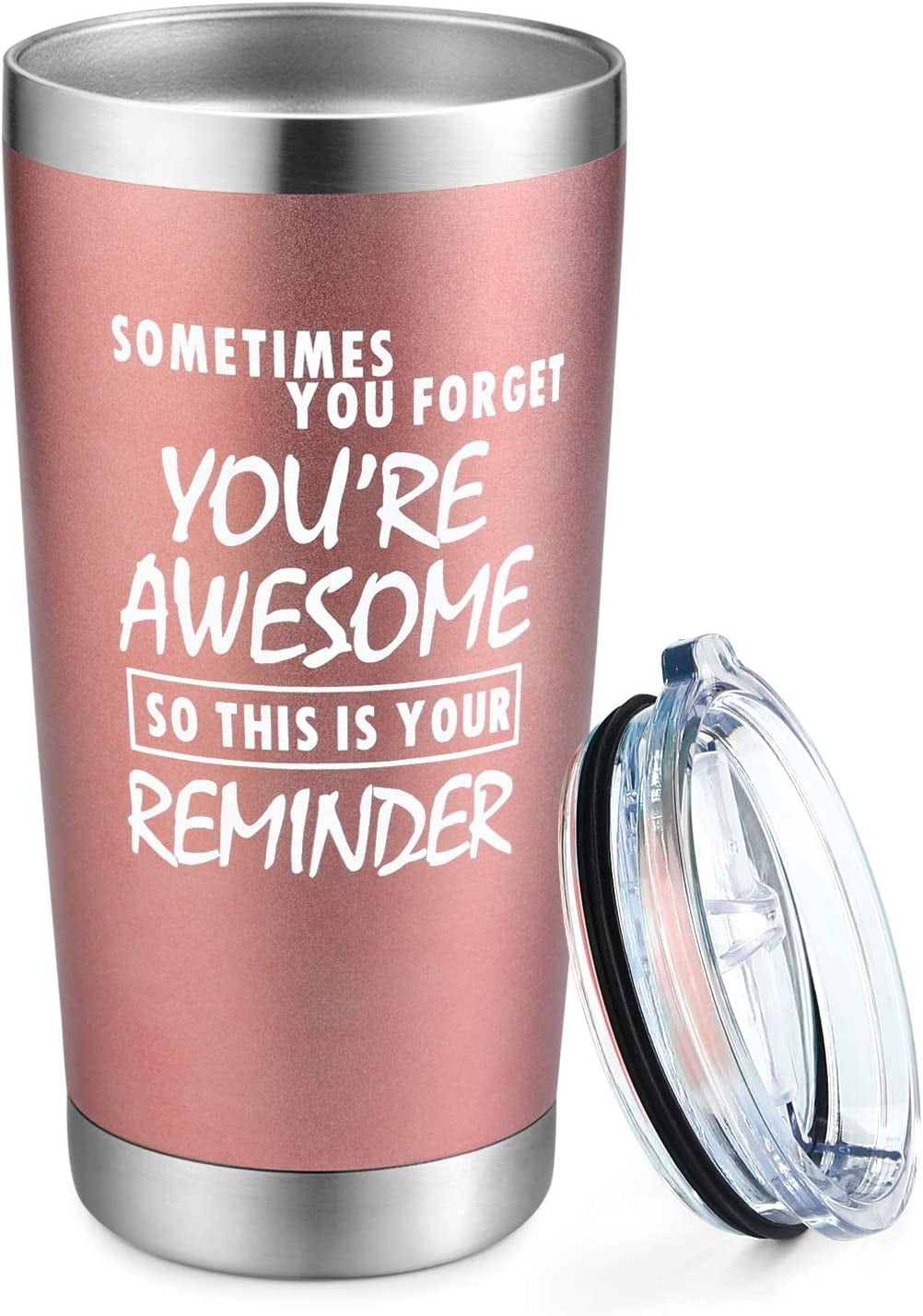 Thank You Gifts For Women,Sometime You Forget You''Re Awesome So This Is  Your Reminder Wine Tumbler Thanksgiving Day Gifts For Women Funny Birthday Retirement  Gift For Friend Her Wife Mom Sister -