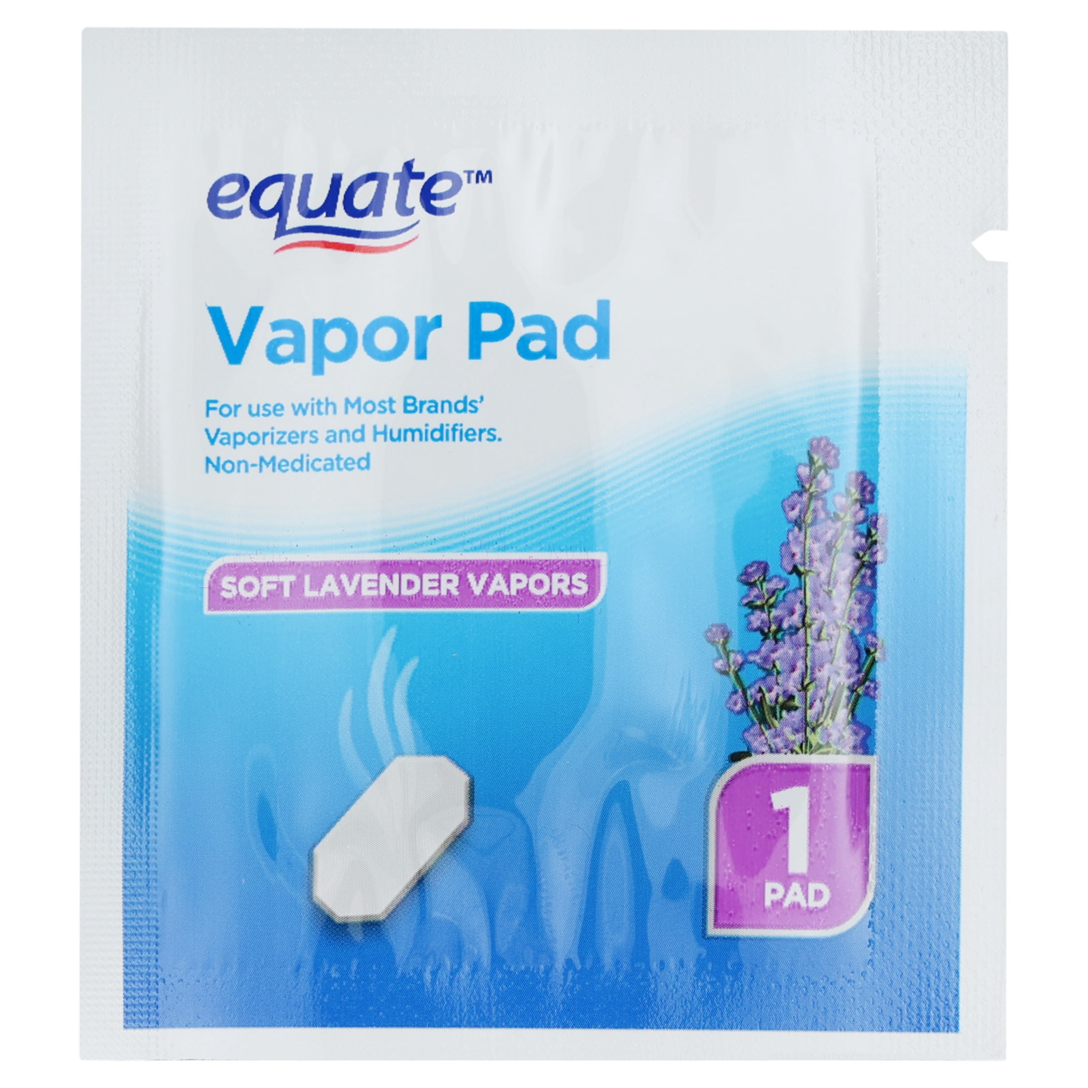 Equate Soft Lavender Vapor Pads, 12 Count
