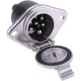 thumbnail image 1 of ZHAOCHENG Conector de cableado universal de 24 V y 7 pines Conector de cableado de 7 polos Enchufe adaptador, remolque de alta calidad Enchufe de cabeza redonda de siete núcleos Toma de corriente de 7, 1 of 5