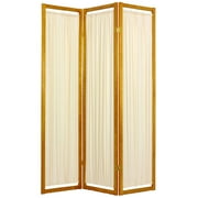 Oriental Furniture 6 Ft Tall Helsinki Shoji Screen, 4 panel, honey color