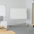 thumbnail image 2 of Flash Furniture HERCULES Series 64.25"W x 64.75"H Double-Sided Mobile White Board with Pen Tray, 2 of 13