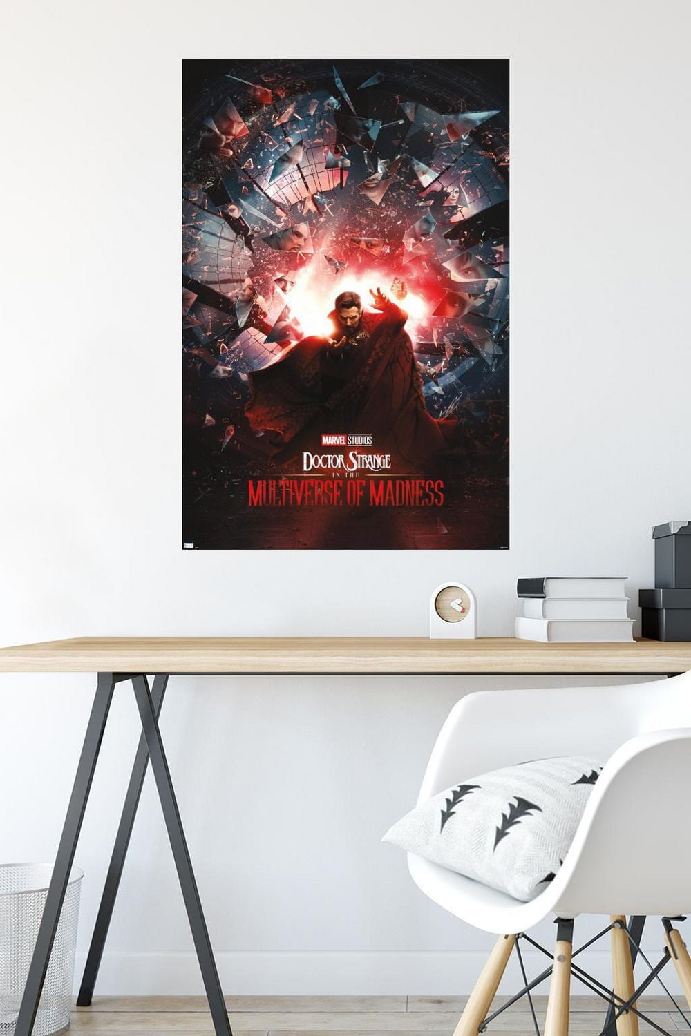 Marvel Doctor Strange in the Multiverse of Madness - Official One Sheet Wall Poster, 22.375" x 34" Framed