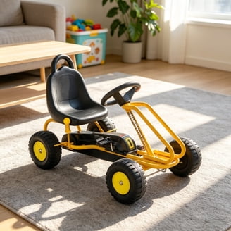Ybike Explorer 3.0 Child Powered Go-Kart, Red/Black - Walmart.com