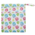 thumbnail image 2 of Sac Fourre-Tout pour Couches Imperméable pour Bébé Réutilisable Lavable Humide et Sec en Tissu avec Fermeture Éclair Style 8, 2 of 7
