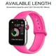 thumbnail image 3 of Correa de reloj deportivo compatible con Watch 42-44 mm Correa deportiva de repuesto de silicona suave Compatible con iWatch Series 5/4/3/2/1, S/M, M/L Adepaton 2033270-14, 3 of 9