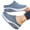 Light Blue, variant on Orthopedic Mule Clogs for Women Stretch Knitted Platform Closed Round Toe Comfortable Breathable Air Cushion Walking Sliipers Open Back Wedge Heel Casual Mules Sneaker with Arch Support