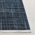 thumbnail image 4 of SAFAVIEH Mila Heidi Geometric Striped Polyester Area Rug, Blue/Black, 5'3" x 7'6", 4 of 11