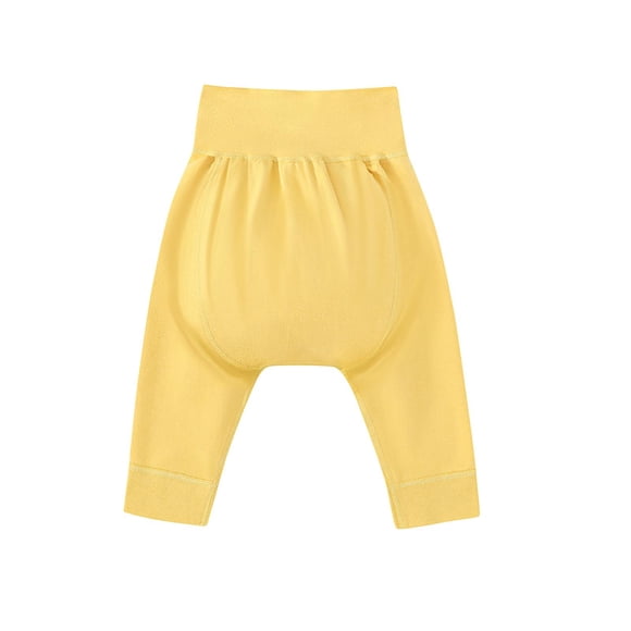 Odeerbi 1-6 Años Niños Niñas Algodón Bloomers Pañal Cubre Pantalones Lindo Gota Entrepierna Pantalones Cintura Alta Dormir Pantalones Elástico Cintura Pantalones