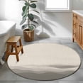 thumbnail image 4 of Area Rug 36in, Vintage Brown Gray Water Ripple Floor Carpet Living Room Rug, Abstract Minimalist Art Non-Slip Welcome Mat Indoor Rugs for Bedroom Dining Room, 4 of 9
