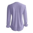 thumbnail image 6 of Womens Shirts Womens Tops 2026 Womens Long Sleeve Eyelet Tops Dressy Casual Blouse Lace Trimmed V Neck Shirt 2024 Fall Outfit Clothes, 6 of 6