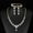 Gold, variant on VMENG YZYI Luxury Zirconia Necklace Earrings Bracelet Jewelry Set for Women, Noble Crystal White Necklace Earrings Bracelet Jewelry, Bridal Wedding Party Banquet Gift