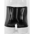 thumbnail image 4 of Pantalones cortos de charol Wetlook para hombre, calzoncillos tipo bóxer con bolsa para bulto, pantalones cortos de látex para Fiesta EN LA Piscina, ropa para discoteca, pantalones cortos ajustados, 4 of 5
