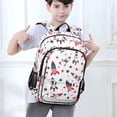 thumbnail image 6 of FORMRS Unisex School Backpack 17" Student Travel Bag with Laptop Compartment, American Rocket Pattern, 6 of 7