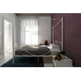 DHP Canopy Metal Bed, Full, Off White
