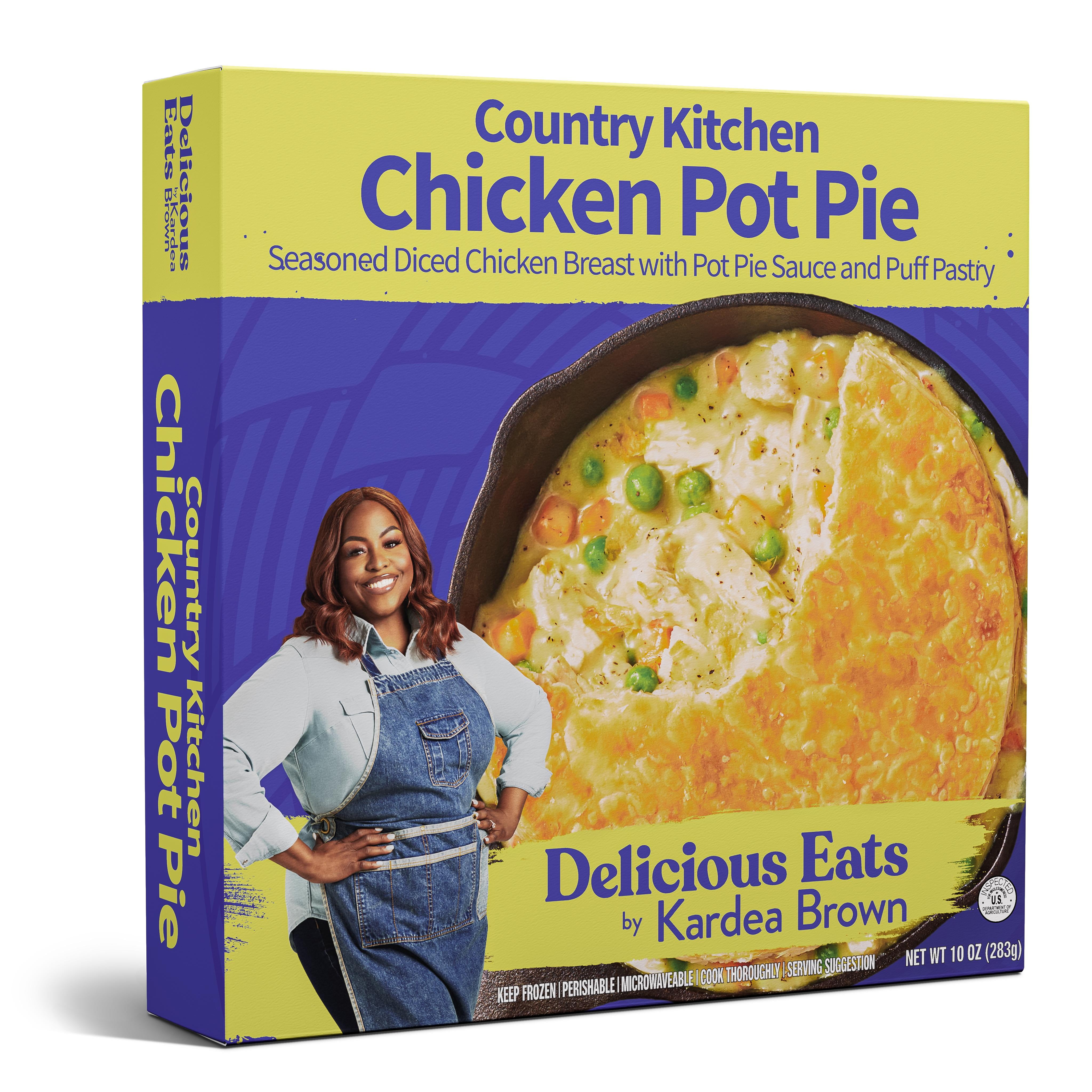 Delicious Eats by Kardea Brown Country Kitchen Chicken Pot Pie, 10 oz (Frozen)