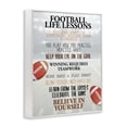 thumbnail image 4 of Football Life Lessons White Framed Giclee Art, design by Kim Allen, 4 of 9