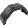 thumbnail image 2 of Black Trailer Mudguard for Single Axle Trailers - Fits 12in & 13in Diameter Wheels, 2 of 6