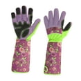 thumbnail image 2 of 2 Piezas de Guantes Largos de Jardinería, Guantes de Jardín, Guantes de Trabajo Cómodos Multifuncionales, Guantes de Mujer para Hombre, para Deshierbe Violeta shamjiam Guantes largos de jardinería, 2 of 8