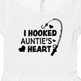 thumbnail image 4 of Inktastic I Hooked Auntie's Heart with Fishing Rod Girls Baby Dress, 4 of 5