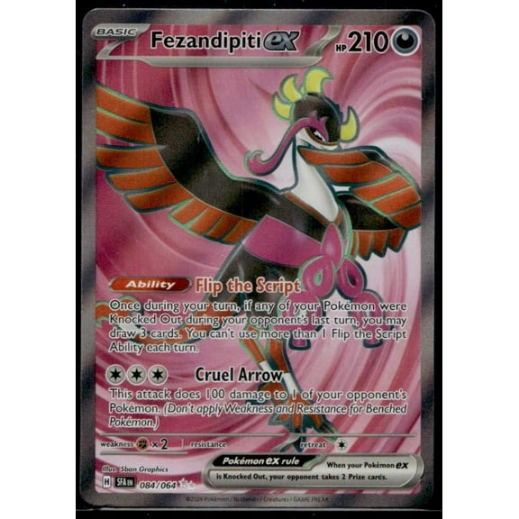 2014 Pokémon Fezendipiti EX Holo #084/064