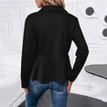 thumbnail image 4 of Women's Plus Size Heavy-Duty Beaded Jacket - Fashion Elegant Solid Color, Black, XXL, 4 of 5