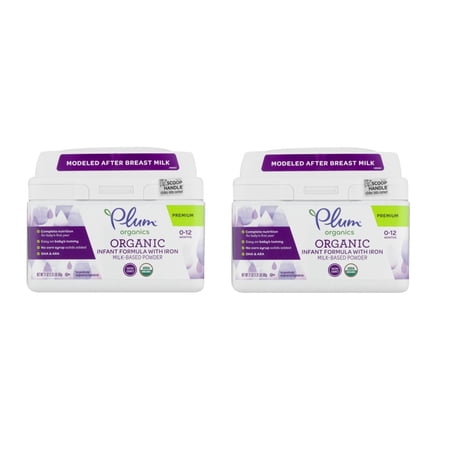 Buy 2 Plum Organics Formula 21 oz Tubs, Save $2