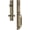 Vintage Brass, variant on Grandeur 850156 Fifth Avenue Solid Brass Rose Right Handed Dummy "C" Grip Handleset -