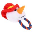 thumbnail image 1 of OULII Bite-resistant Dog Toy Cotton Rope Red 1Pack for Christmas, 1 of 8