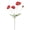 Red, variant on Sktrjpolfis White Artificial Poppy Flower 22.83in 4 Heads Fake Silk Stem for Home Wedding Party Table Centerpieces Vase Decor