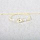 thumbnail image 1 of Nvzi Pulsera de flores hecha a mano - Pulsera de resina, pulsera ajustable, pulsera de flores - 2 piezas, narciso blanco, 1 of 3