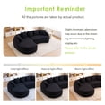 thumbnail image 3 of HUTWIFE Home Modern Luxury Chenille Foam Reclining Curved Sofa with L-Shape Chaise with Throw Pillows, Black, 3 of 9