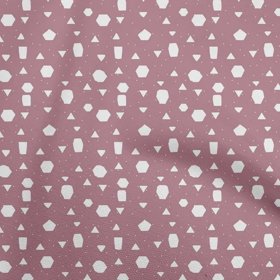 oneOone Viscose Jersey Mauve Fabric Abstracts Sewing Material Print Fabric By The Yard 60 Inch Wide