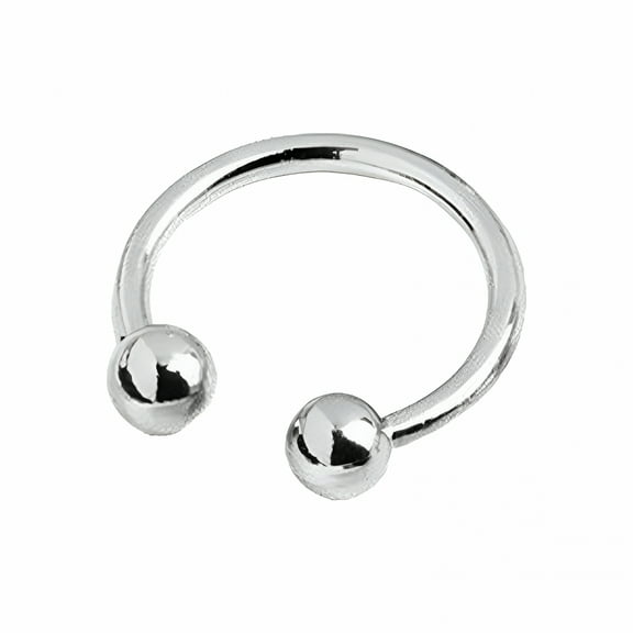 DESIGNICE 1 Pc Stainless Steel Horseshoe Nose Ring Large Size Septum Piercing Ear Piercing-12G