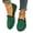 Green, variant on Aueoeo Ballets Flats For Women Flat Shoes Slip on Girls Dress Shoes Cloth Comfort Soft Green shoes
