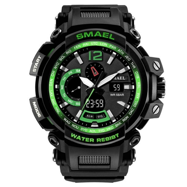 1702 Reloj de pulsera digital de cuarzo Reloj deportivo multifuncional SMAEL Mirar