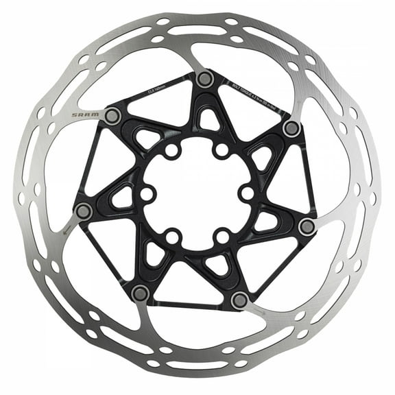 SRAM Centerline X Disc Brake Rotor - 160mm, 6-Bolt, Ti Bolts, Silver/Black