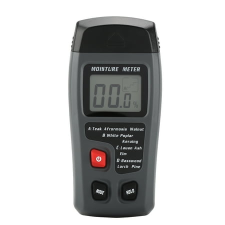 Zerone Digital LCD Wood Moisture Meter Humidity Tester Timber Damp Detector , Wood Moisture Detector, Digital Wood Moisture