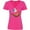 Hot Pink, variant on Inktastic Cute Otter and Beachball Women's V-Neck T-Shirt