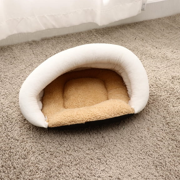 NICEXMAS Bed for Cats and Small Dogs, Warm Sleeping Nest for Couch, Car, and Travel with Soft Comfortable Material