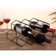 thumbnail image 2 of Rawiri Buruis Botellero de Metal para 9 Botellas, Soporte Independiente para Almacenamiento de Vino en la encimera, Protector de Ahorro de Espacio para Vinos Tintos y Blancos - Negro$ Botellero, 2 of 7