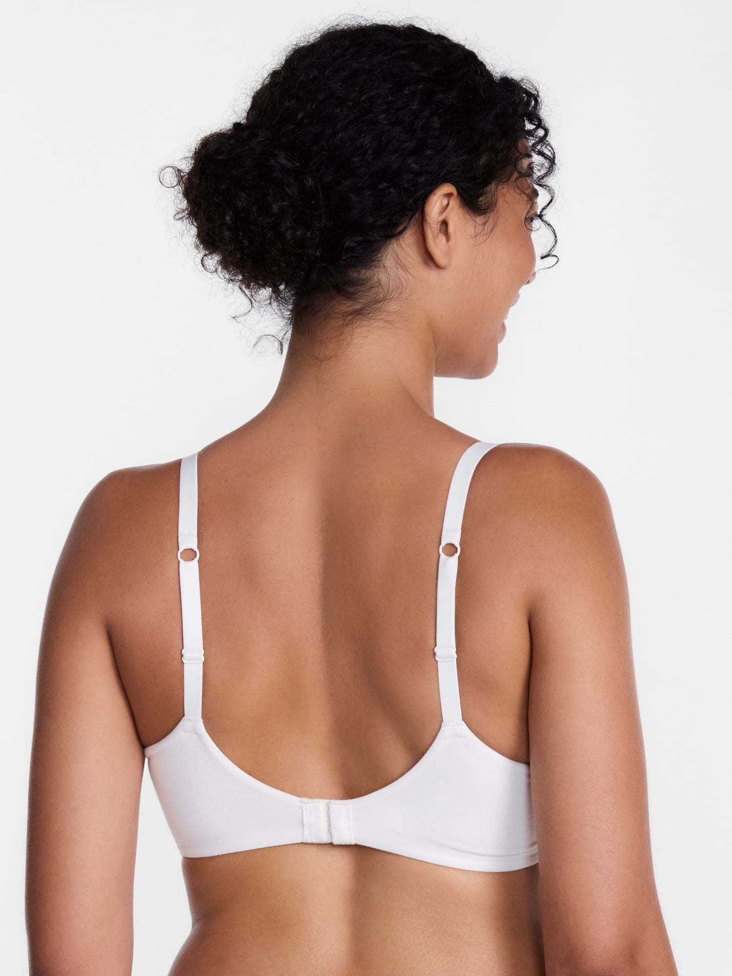Joyspun Women's Lightly Lined Cotton Blend Comfort Wireless Bra, Sizes XS-XXXL