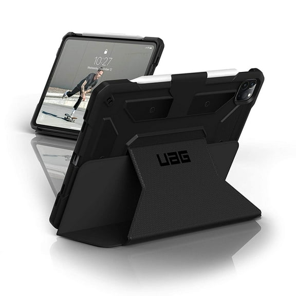 UAG iPad Pro 11-inch (2nd Gen, 2020) Case Metropolis [Black] Slim Heavy-Duty Tough Multi-Viewing Angles Stand Military Drop Tested Protective Cover