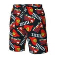 thumbnail image 4 of Vsdgher Fire Rescue With Red Helmet And Truck Men's Beach Shorts, Surfing shorts, Swim trunks, Quick Dry Swim Trunks for Surfing Beach Fun -3X-Large, 4 of 6