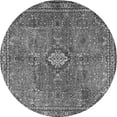 thumbnail image 1 of Ahgly Company Indoor Round Persian Gray Traditional Area Rugs, 3' Round, 1 of 1