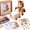 #CC1-Horses, variant on Push And Roll Farm Animal Sheep DIY Bead Tissue Cart Kit Handmade Bead Craft Cart With Cute Animal Sheep Tissue Holder For Desk Kitchen Coffee Bar And Farmhouse Decor